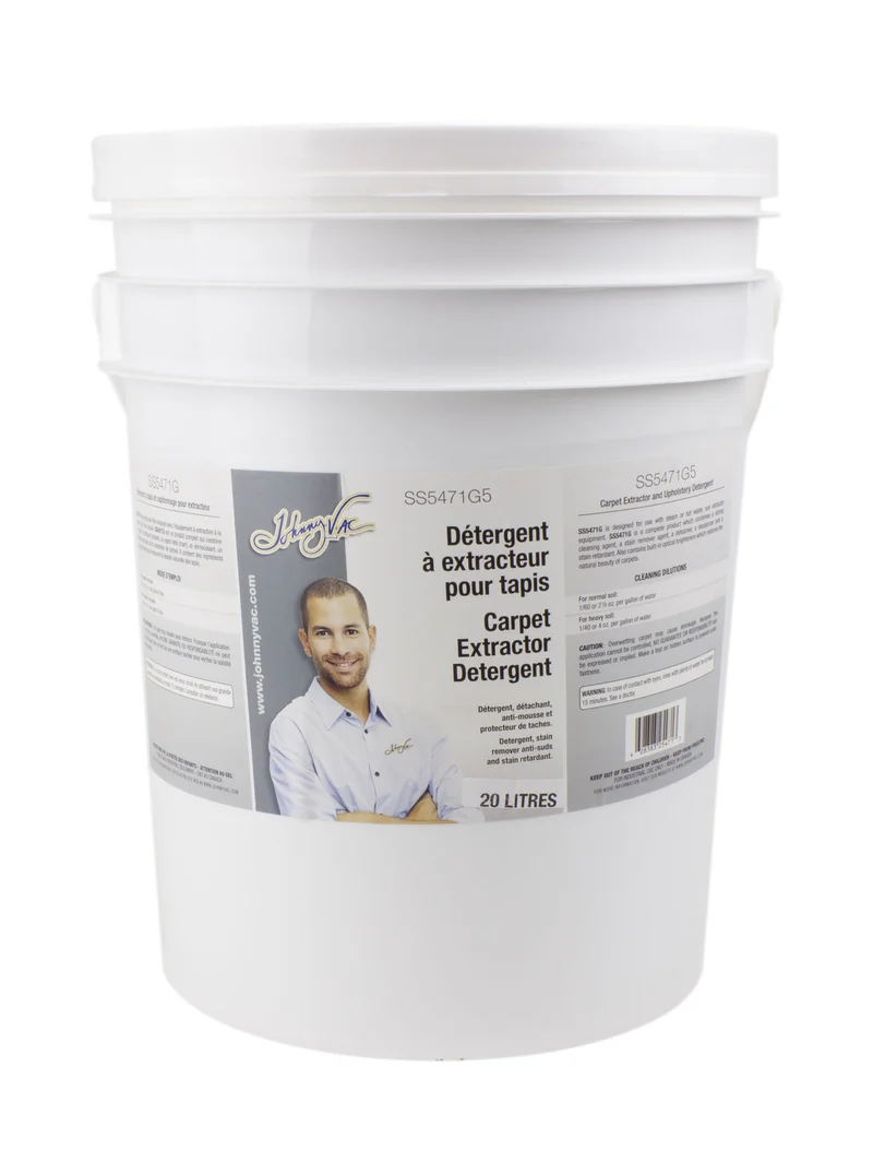 Détergent à extracteur pour tapis - 4,4 gal (20 L) - Johnny Vac