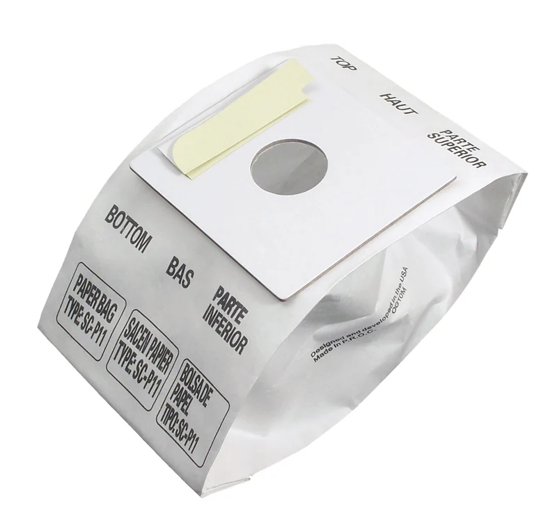 Sac microfiltre pour aspirateur Sanyo et Transformax de type SCP11 - paquet de 10 sacs - Envirocare 201