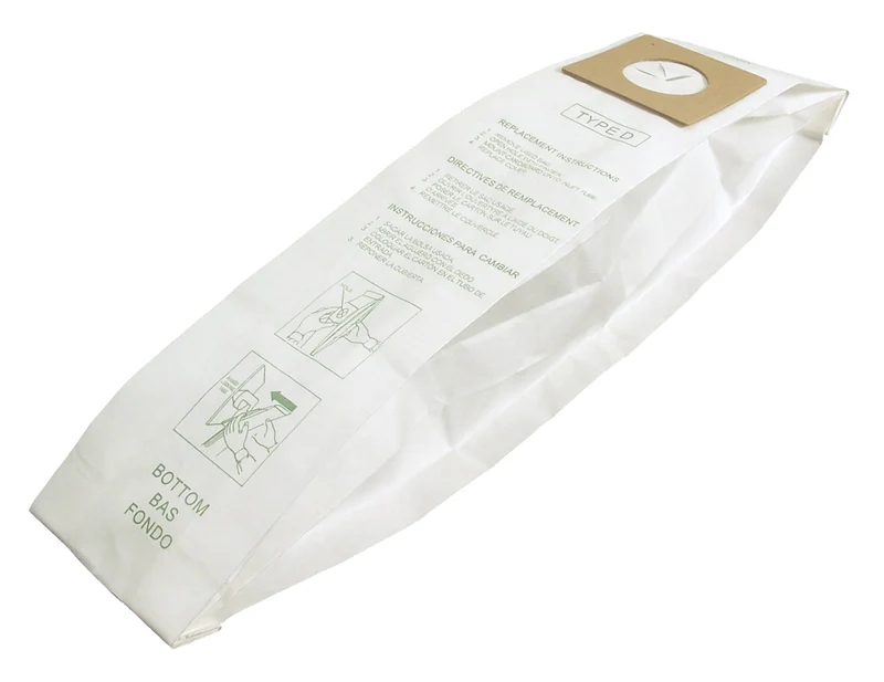 Sac en papier pour aspirateur Dirt Devil type D - paquet de 3 sacs - Envirocare 123SW
