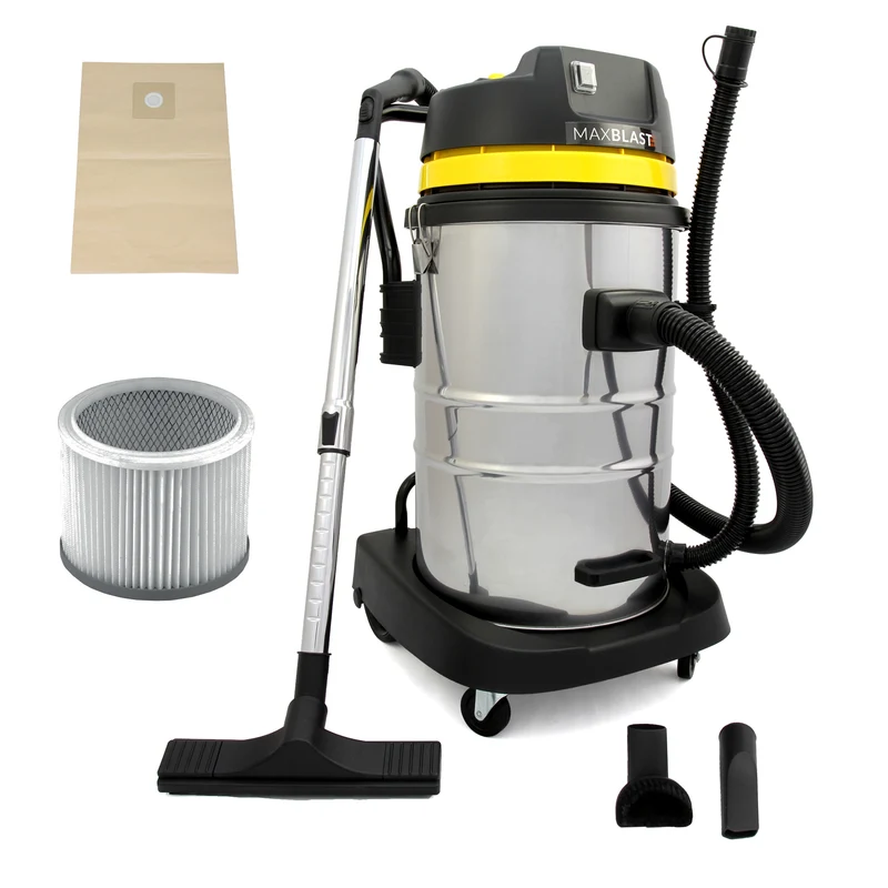 MAXBLAST Aspirateur Industriel 60 L Sec & Humide