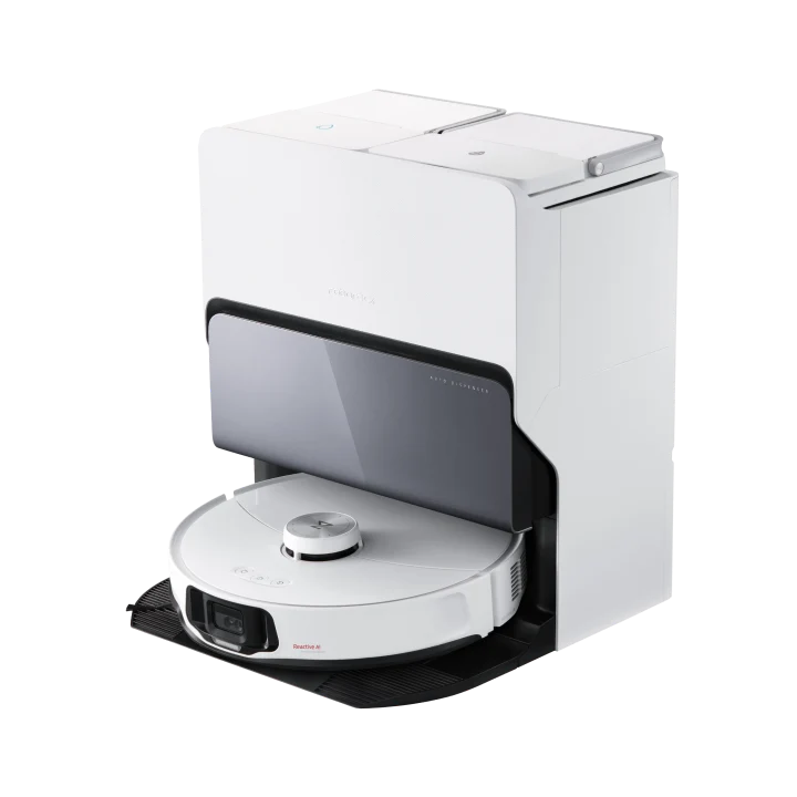Roborock S8 MaxV Ultra aspirateur robot laveur avec Station RockDock® Ultra 8-en-1