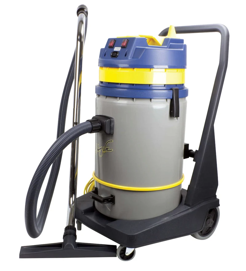 Aspirateur commercial sec et humide - Johnny Vac - 60,5 L (16 gal) - 2 moteurs - chariot basculant - prise pour balai électrique - JV420P