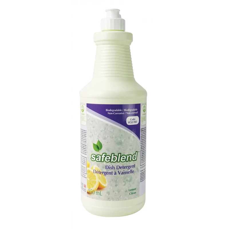 Détergent / Savon à vaisselle - citron - 950 ml (33,4 oz) - Safeblend VCLEFOD