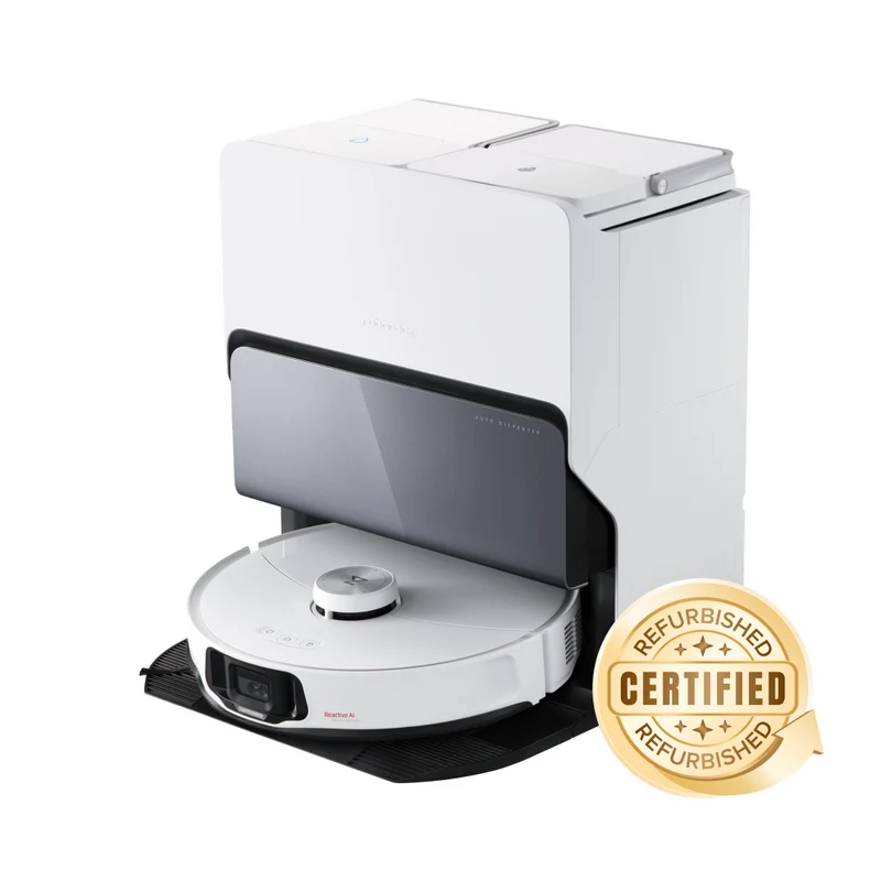 [Reconditionné] Roborock S8 MaxV Ultra aspirateur robot laveur avec Station RockDock® Ultra 8-en-1