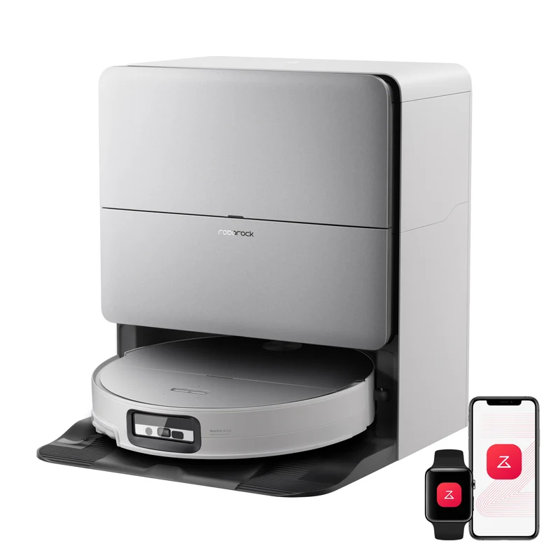 Roborock Saros 20 Sonic Aspirateur robot avec la toute nouvelle station RockDock®