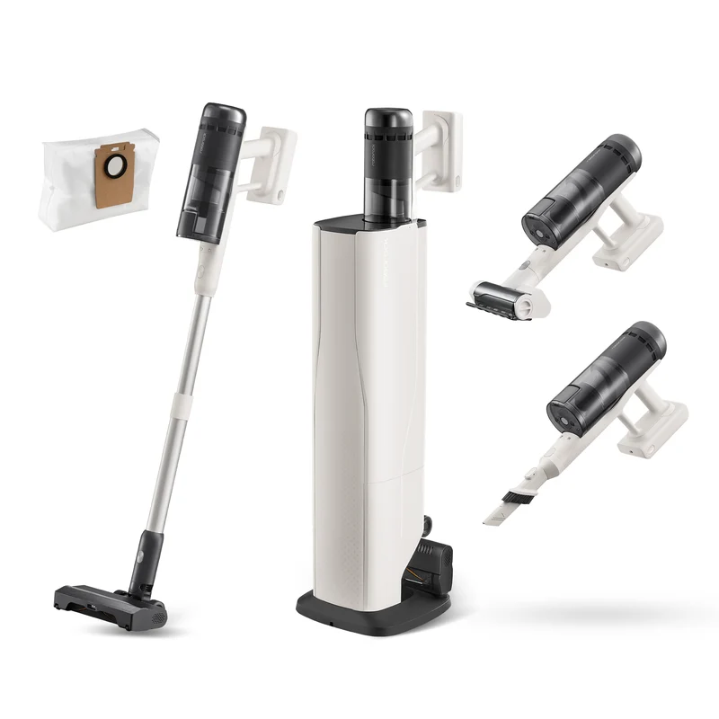 Roborock H60 Hub Pro – Aspirateur sans fil avec station de vidage automatique
