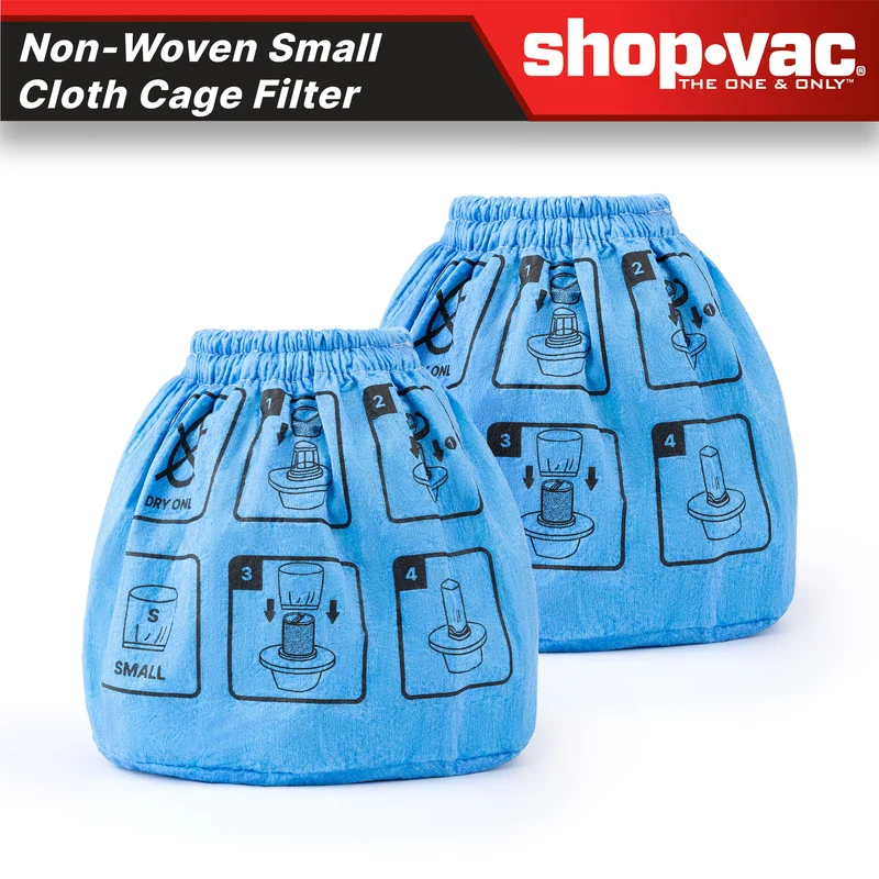 Shop-Vac® Non-Woven Small Cloth Cage Filter (2 Pack)